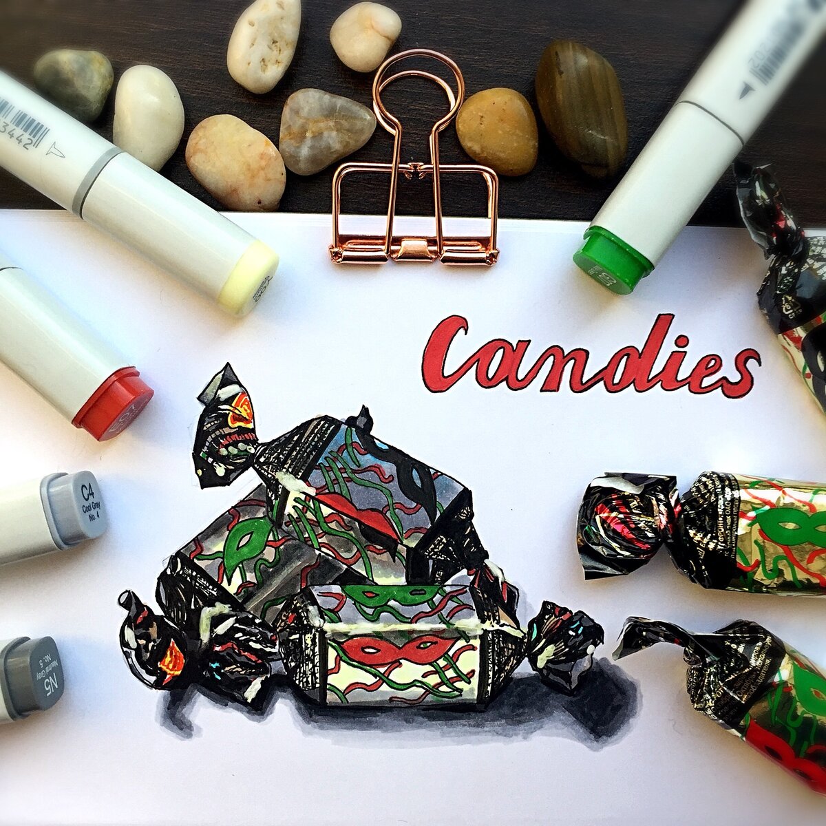 Фото автора. Рисунок с натуры