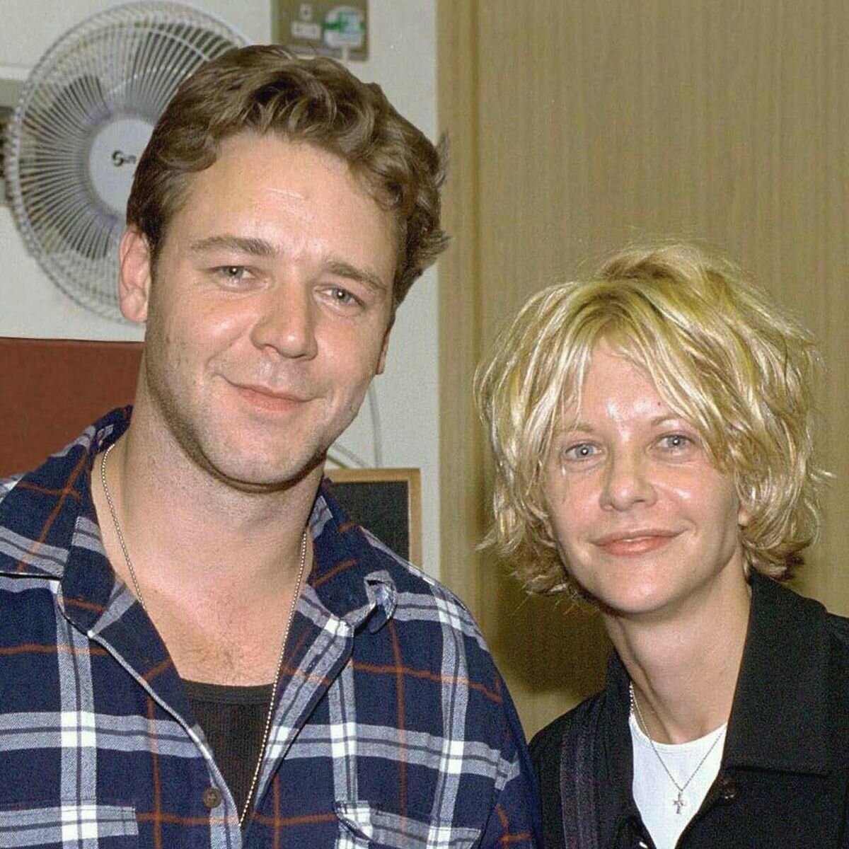 Рассел Кроу и Мэг Райан в начале 2000-х