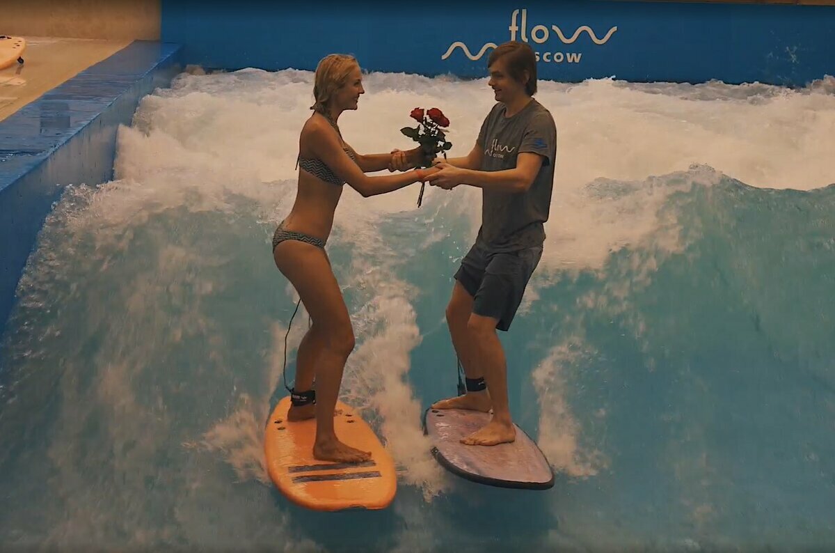 Самая большая и профессиональная искусственная волна для сёрфинга в России