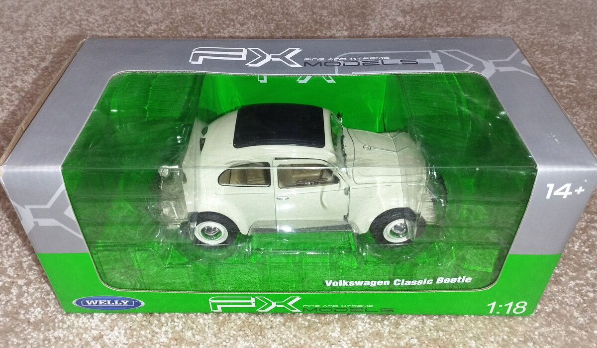 Volkswagen Type 1 (Фольксваген Жук) в масштабе 1:18 от фирмы WELLY | Сержик  Моделист | Дзен