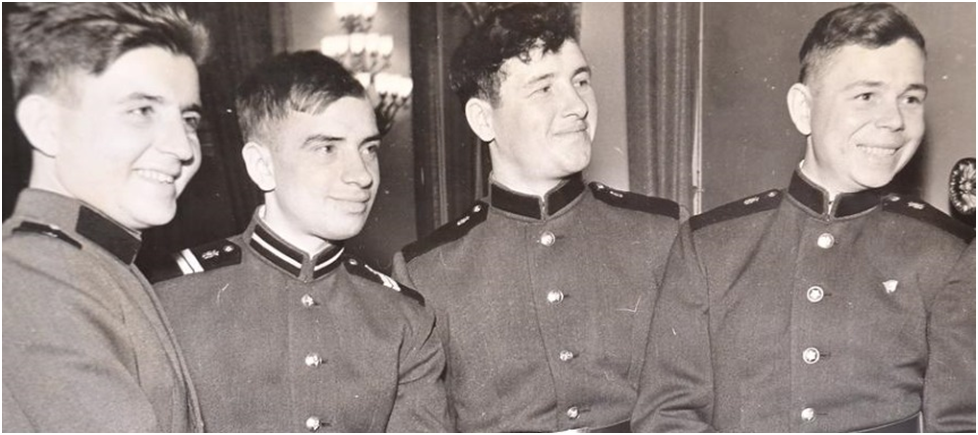 Рядовой Иван Федотов, младший сержант  Асхат Зиганшин, рядовой Филипп Поплавский, рядовой Анатолий Крючковский