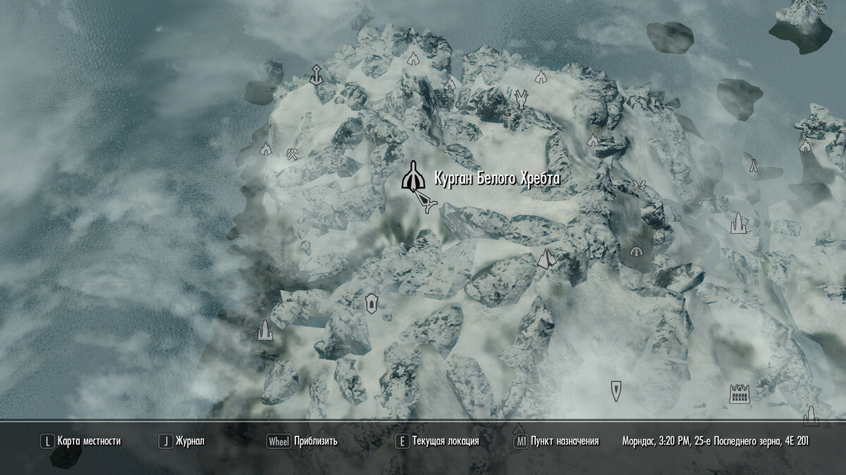 Курган на карте