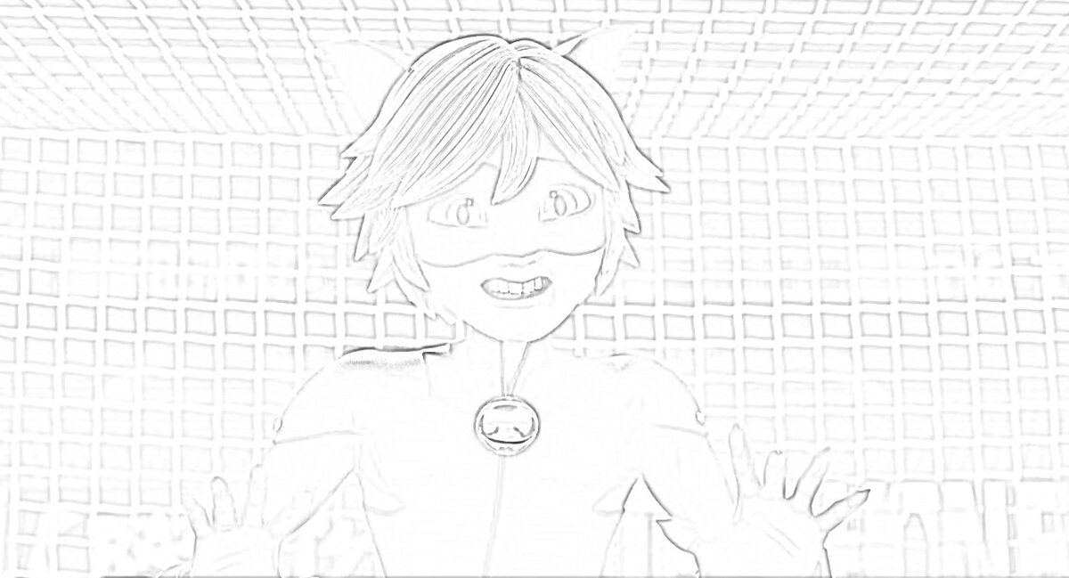 Пугающийся супер-кот