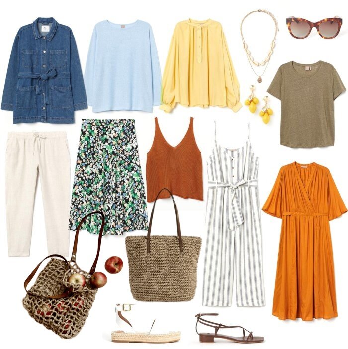 Джут идеально подходит к летним вещам