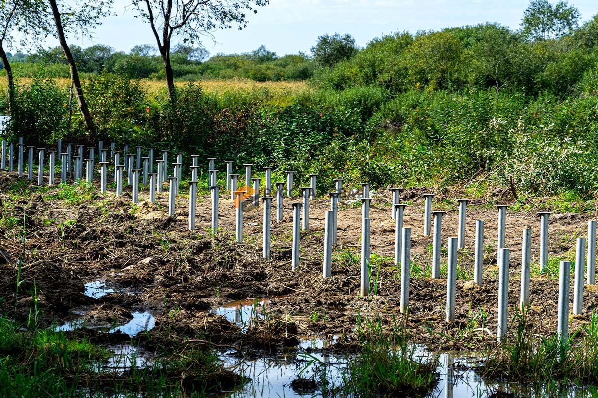 Экотропа на винтовых сваях в Шуваловском парке, реализованная компанией Русская Свая