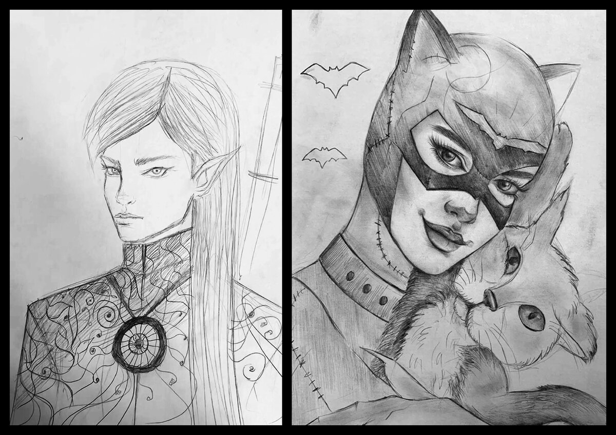 С самого детства я обладала страстью к рисованию. Каждая черточка, каждая линия на бумаге были для меня возможностью выразить свои эмоции и идеи. Мои рисунки росли вместе со мной, отражая мои мысли и изменения внутри меня.