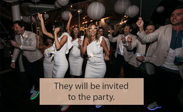 They will be invited to the party.