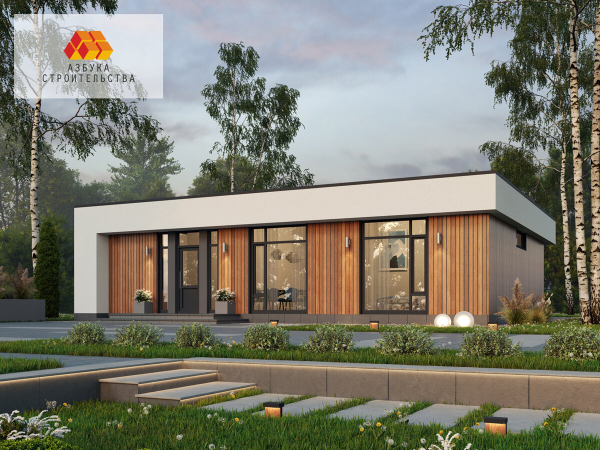 Проект одноэтажного дома DD-112-3