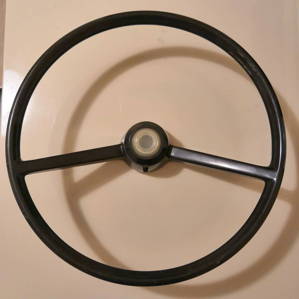 Штатный, родной руль ЛуАЗа