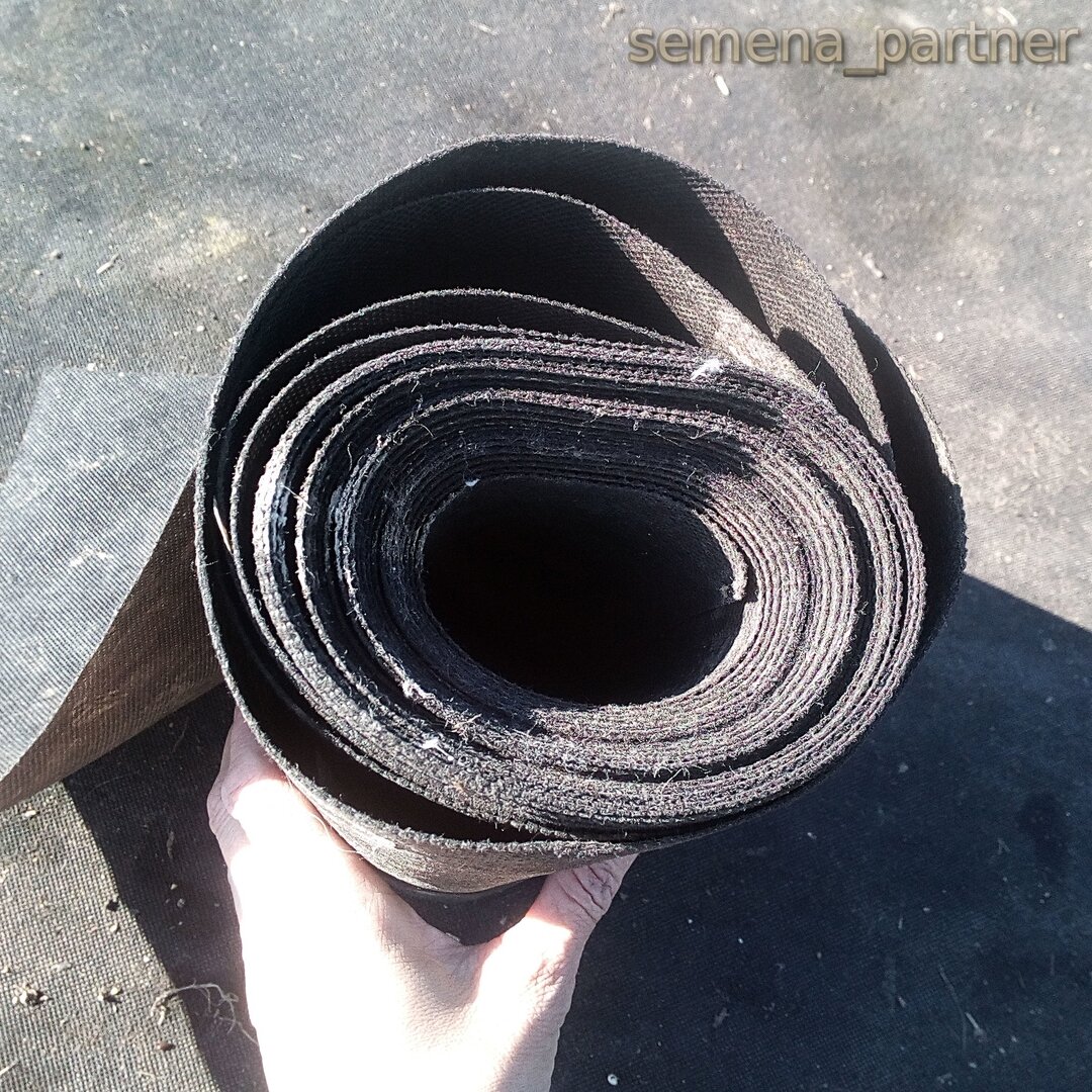 Чёрный укрывной материал плотностью 150 г. м2