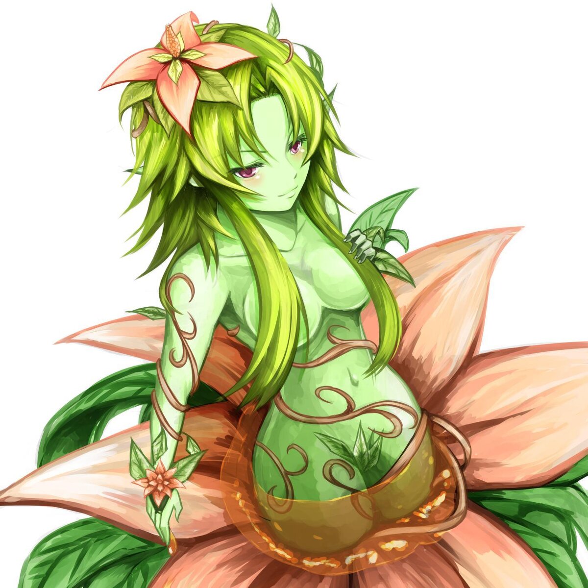 Растение виде людей. Дриада террария 34. Альрауне Monster girl. Terraria Дриада r34. Monster girl Encyclopedia Альрауне
