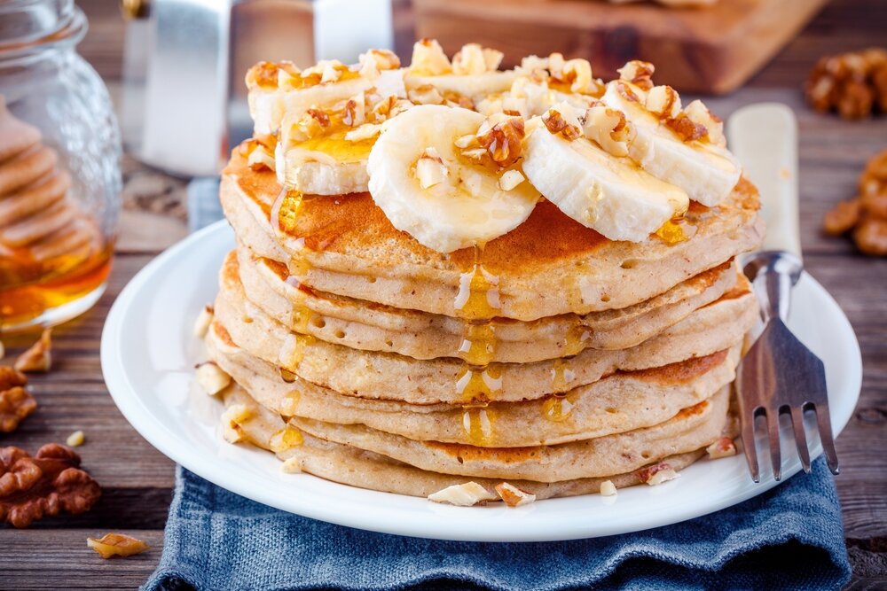 Панкейки на воде, классический рецепт | Вкусные рецепты домашней выпечки | Дзен