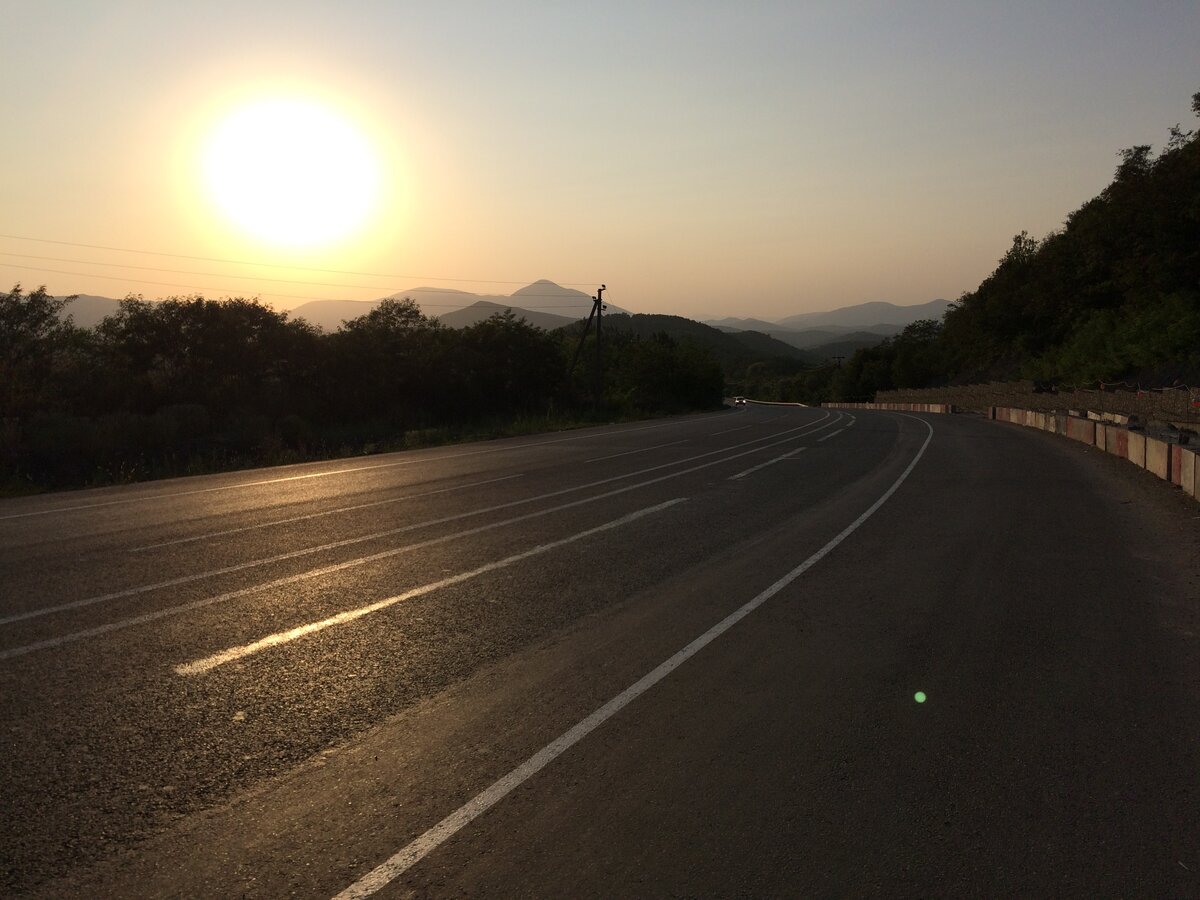 Перевал под Пшадой. Вечер. Фото автора