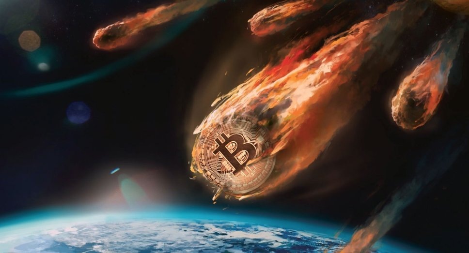 Биткоин упал ниже $ 10000