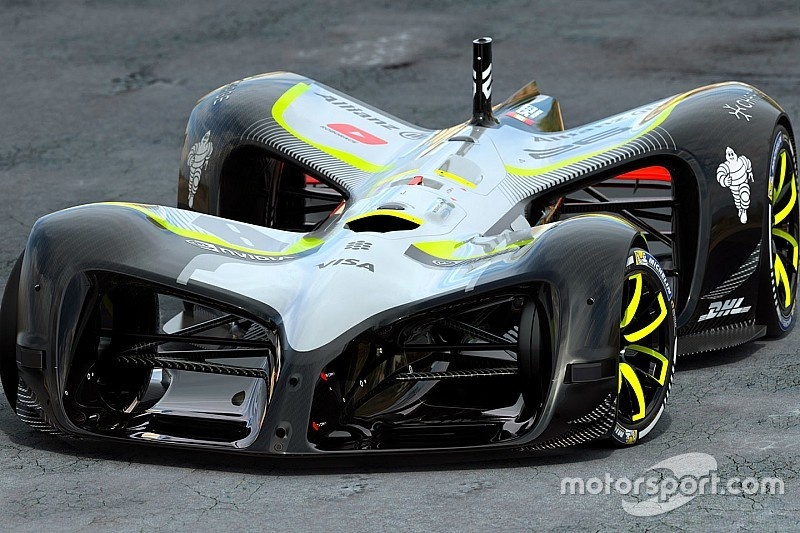 Один из первых болидов участвовавших в рамках Roborace