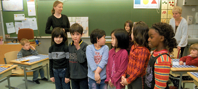 Классы бывают очень интернациональны))