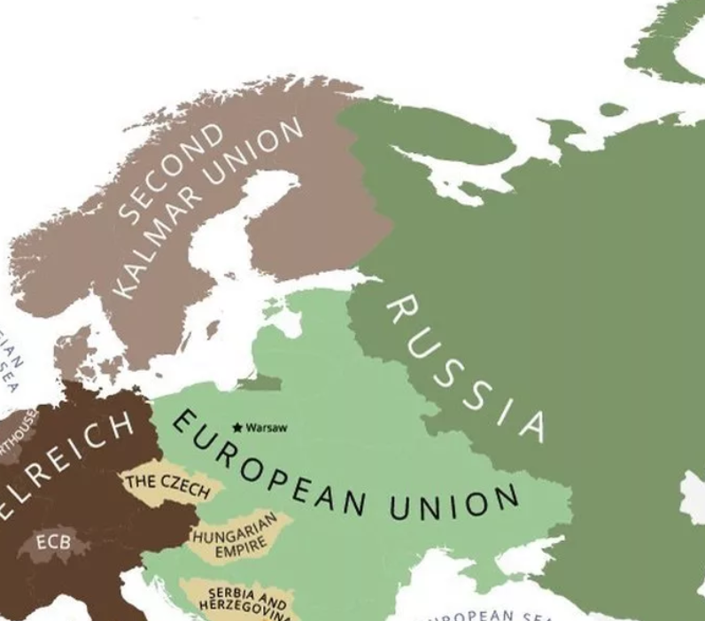 Карта европы в будущем