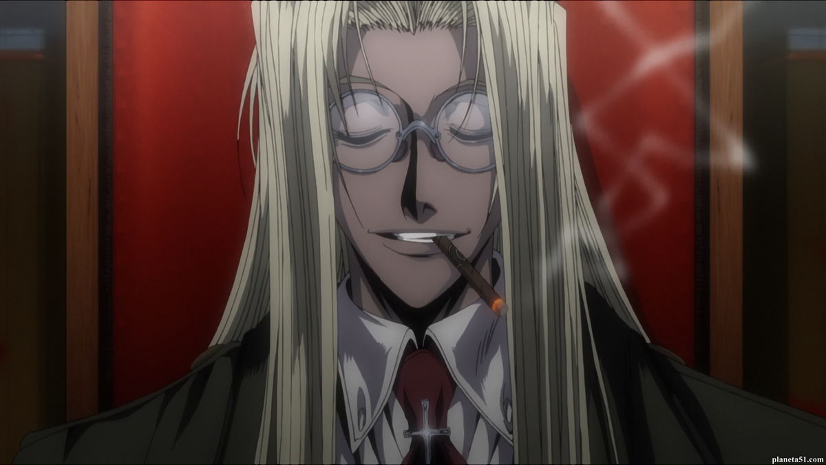 Это Интеегра Фээйрбрук Уиингейтс <b>Хеллсинг</b> один из ГГ аниме <b>Hellsing</b>. (кадр ...