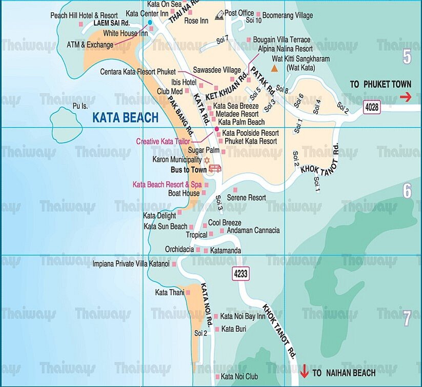 Пляж ката ной пхукет. Карта Ной пляж Пхукет. Карта с пляжами Пхукета ката Ной. Отели карта Ной Бич Пхукет. Пхукет карта пляжей.