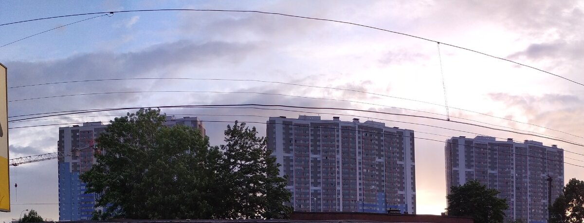 2. Новостройки около метро "Купчино", юг города, Фрунзенский район