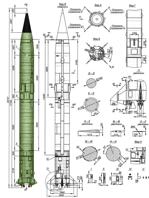 Ракета зенит 2 чертеж