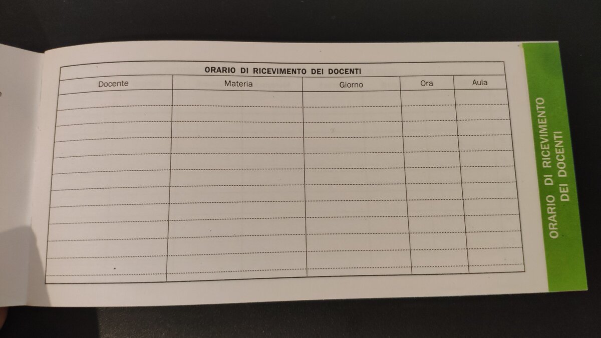 Что такое итальянская личная школьная книжка