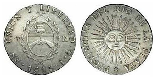 
4 реала 1813 г.