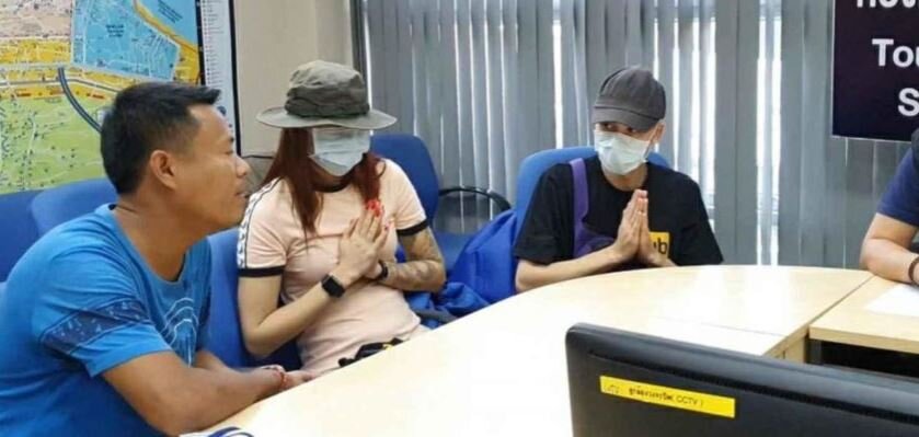 Роман Григоренко и Дарья Виноградова в полиции просят прощения за содеянное