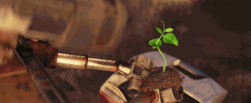 Отрывок из мультфильма "ВАЛЛ-И"