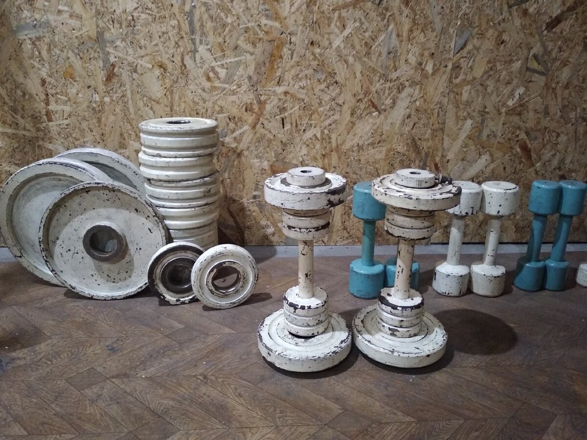 Гантели и блины