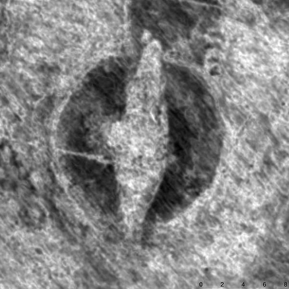 Фото корабля, сделанное радаром подповерхностного зондирования @NIKO