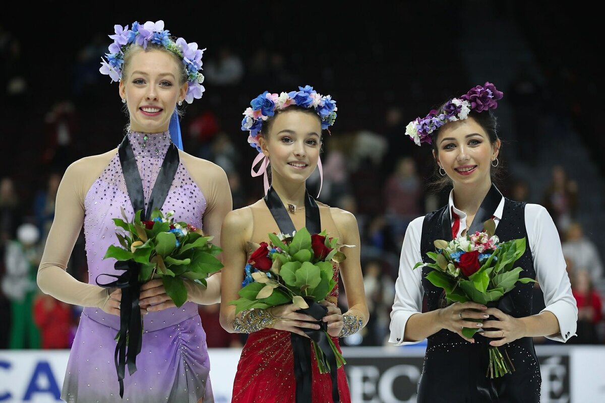 Гран при щербаковой. Туктамышева Елизавета Гран при 2019. Анна Щербакова и Елизавета Туктамышева. Анна Щербакова этап Гран при Америка. Анна Щербакова и Туктамышева.