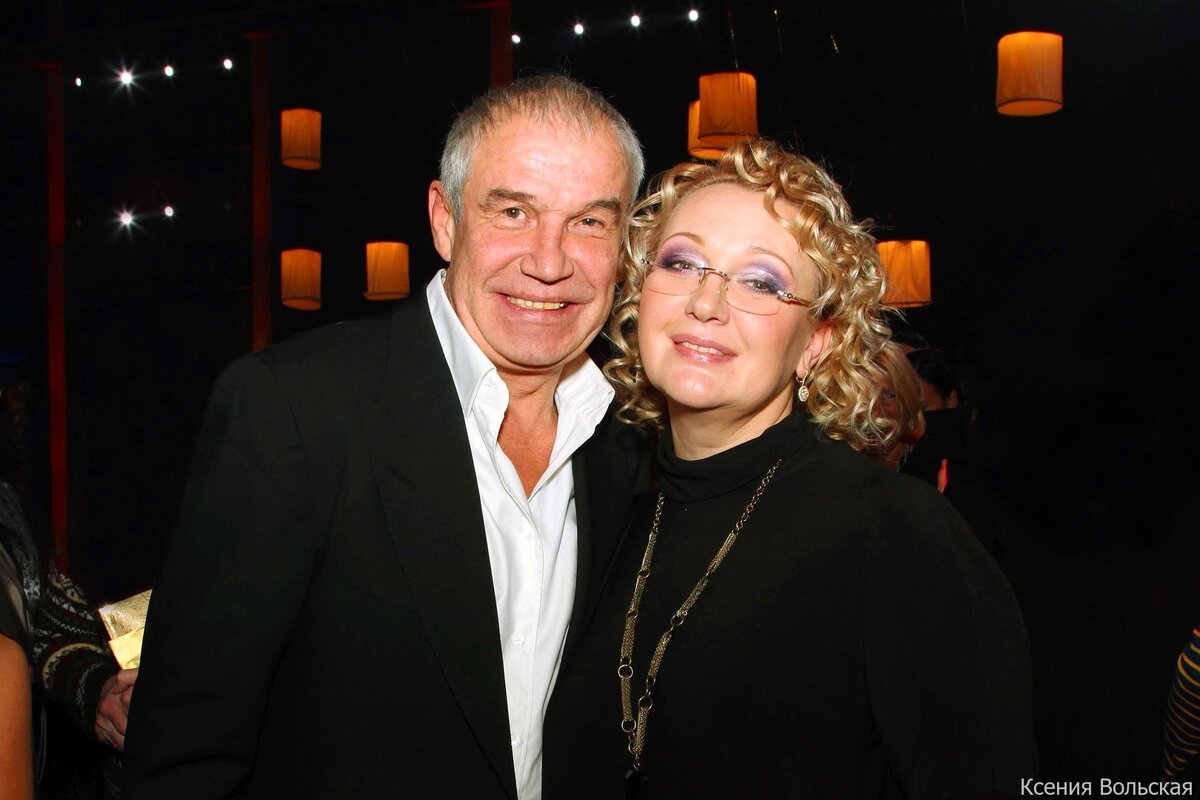 С женой Инной 