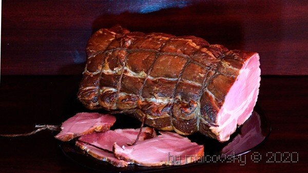 Карбонад свиной горячего копчения
