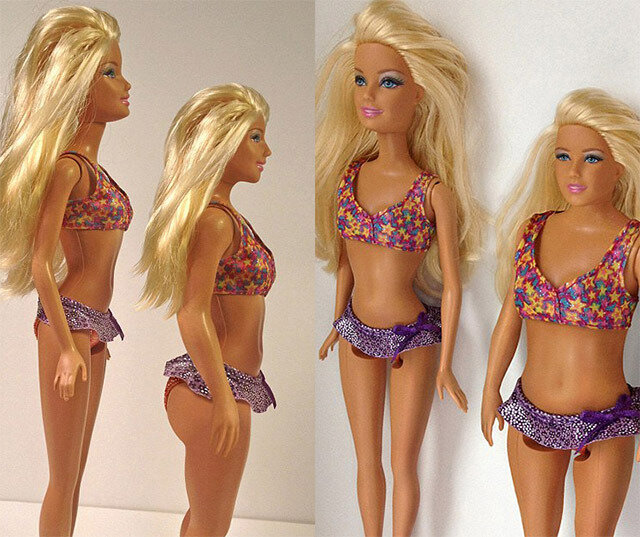 Николай Лэмм придал Барби формы настоящей девушки. Эта картинка уже стала мемом