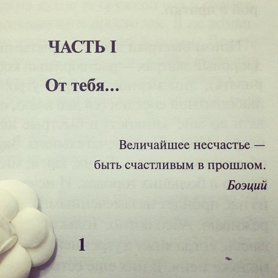 Величайшее несчастье - быть счастливым в прошлом. Боэций.