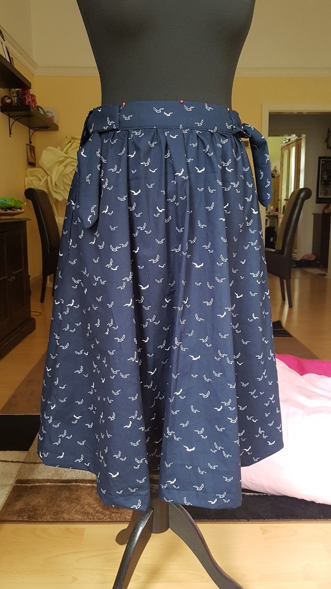 Результат на манекене уже с завязками. Сижу размышляю о жизни бренной...