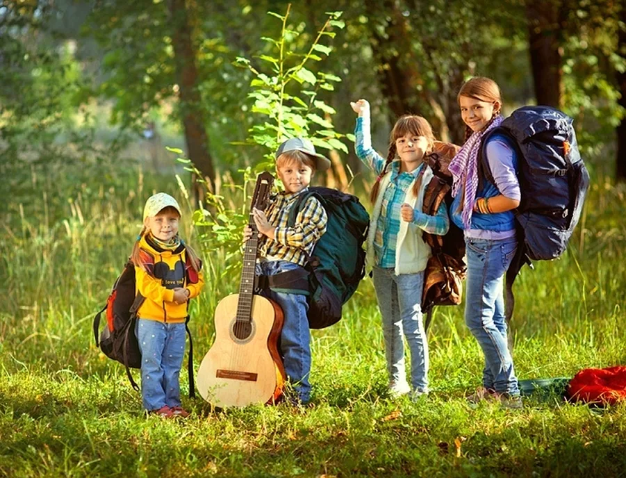 Фото детский туризм