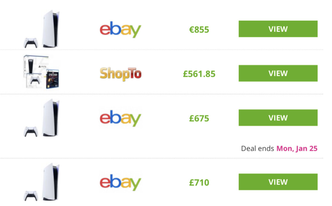 Лучшие на сегодня предложения PS5