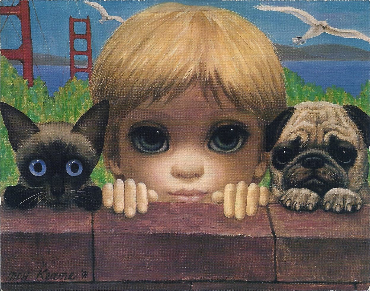 П кин. Margaret Keane художник.