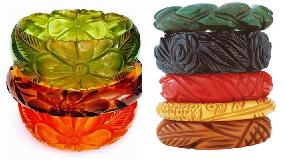 Браслеты из бакелитовой пластики