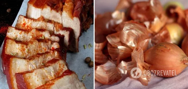 Рецепт вареной свиной грудинки