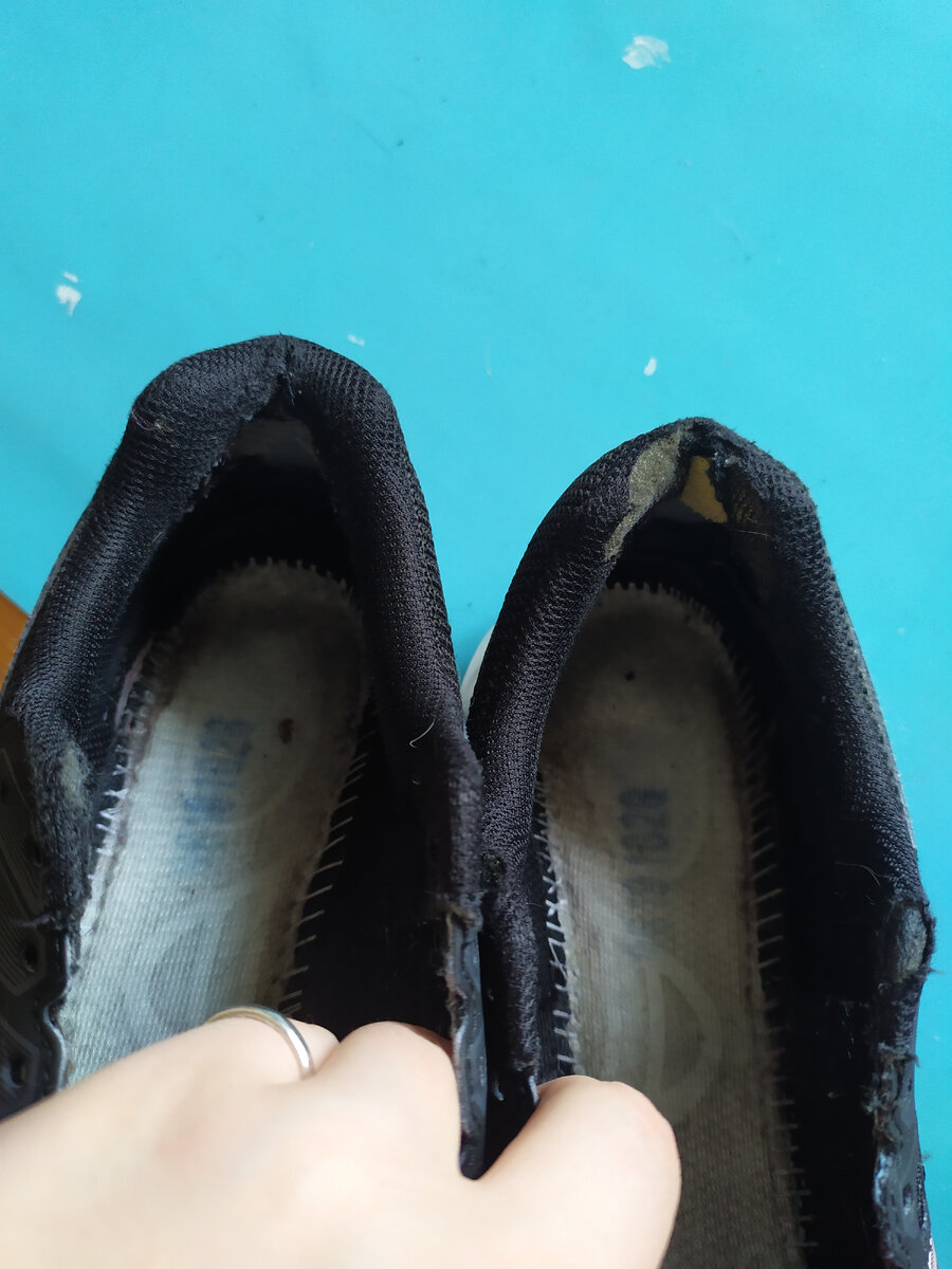 Так выглядели задники после обрезки лишнего