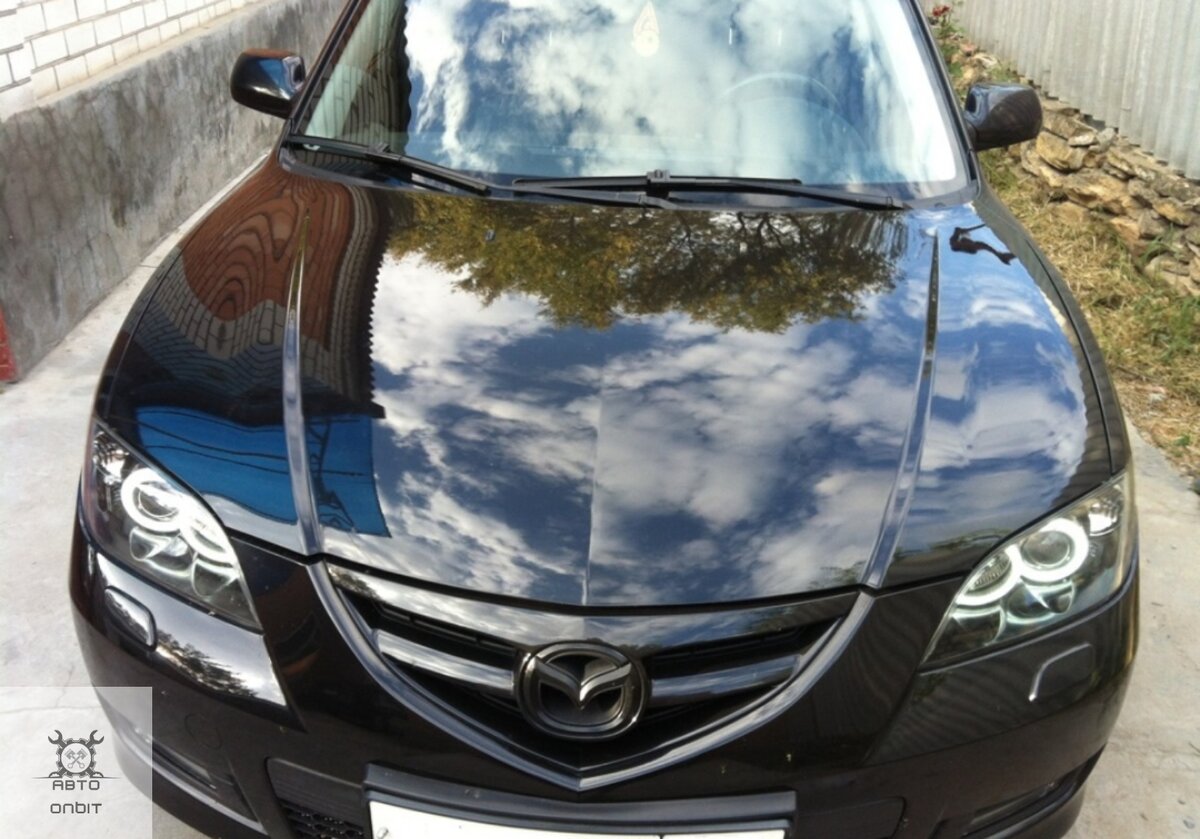 Мазда 3 покрытая керамикой 