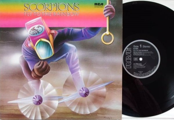 Немецкое более позднее переиздание альбома Scorpions "Fly To The Rainbow", 1974 г.