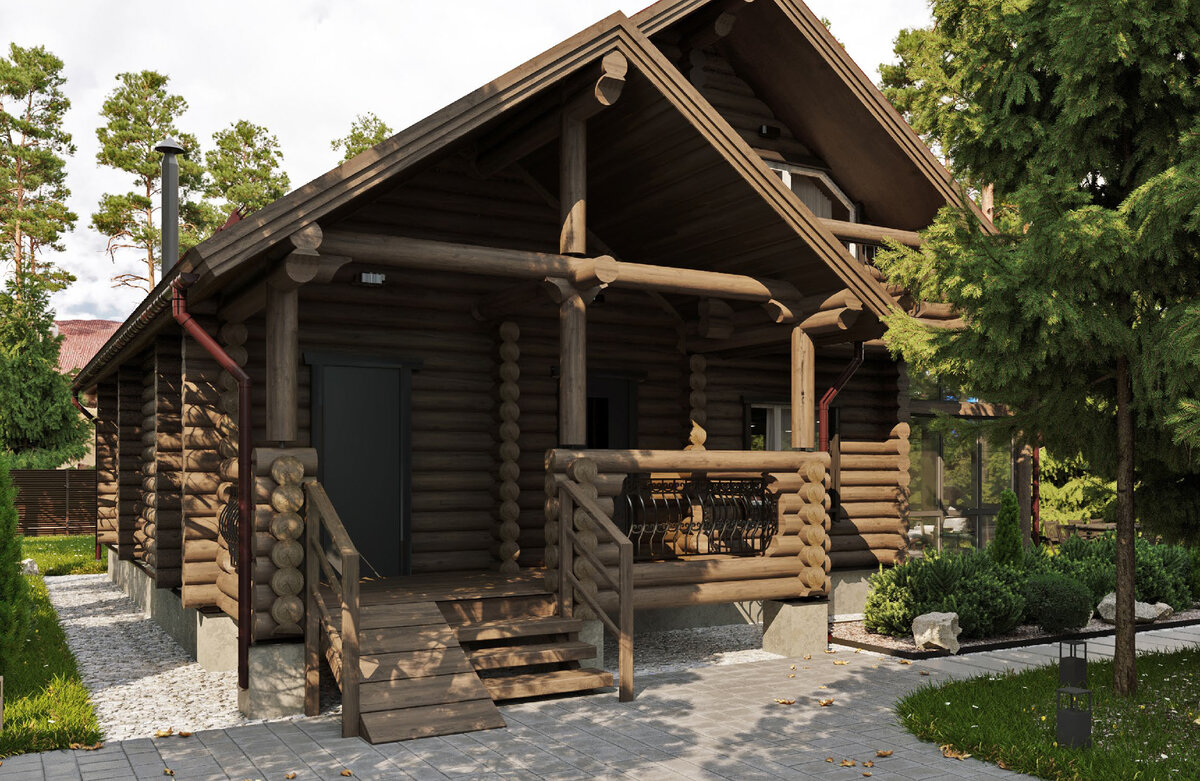 Реновация нашей компанией дома в Рощино. Внешний вид дома после реновации