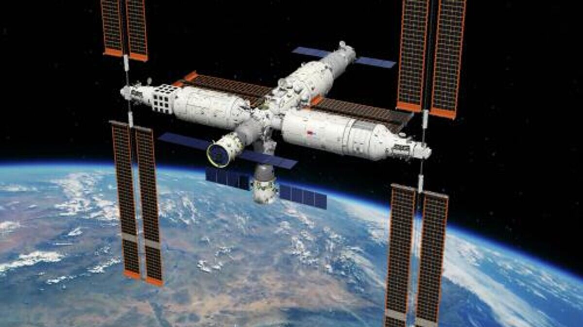    Орбитальные элементы Китайской космической станции© Фото : CMSA