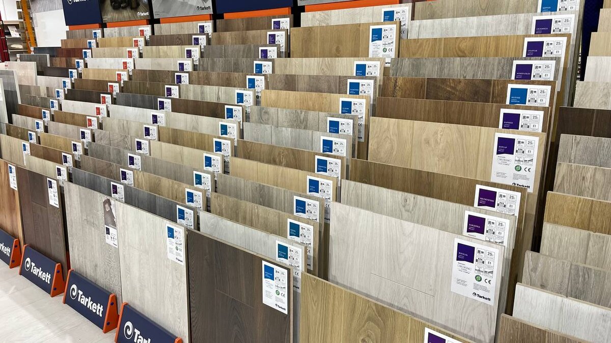 Ламинат Tarkett в магазине Мегаполия