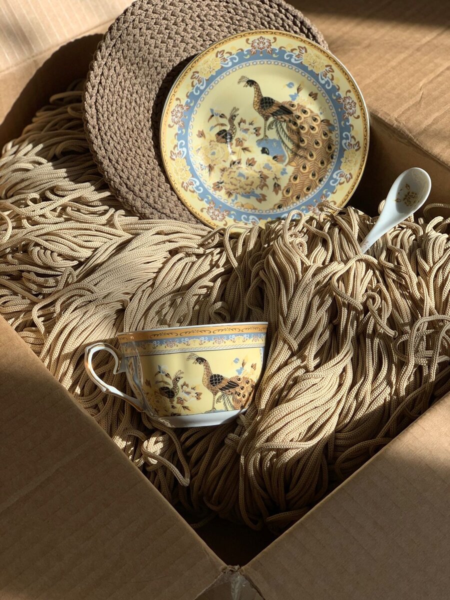 Полиэфирный шнур для вязания плейсматов