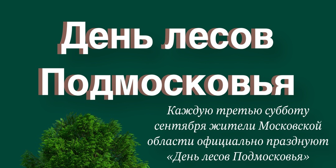 С Днём лесов Подмосковья!